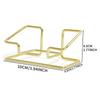 Business Card Holder Desktop Organizer Clear Acrylic 2-Tier Stand Perfect For Reception Office Meeting Room