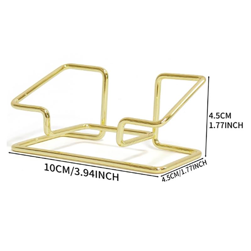 Business Card Holder Desktop Organizer Clear Acrylic 2-Tier Stand Perfect For Reception Office Meeting Room