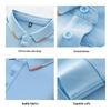 Romon Men's Classic Business Casual Long Sleeve Polo Shirt