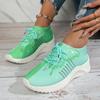 Butterfly Printed Breathable Sneakers for Women Lightweight Anti-Slip Woman's Sports Shoes  Fashion Lace-Up Tennis Shoes