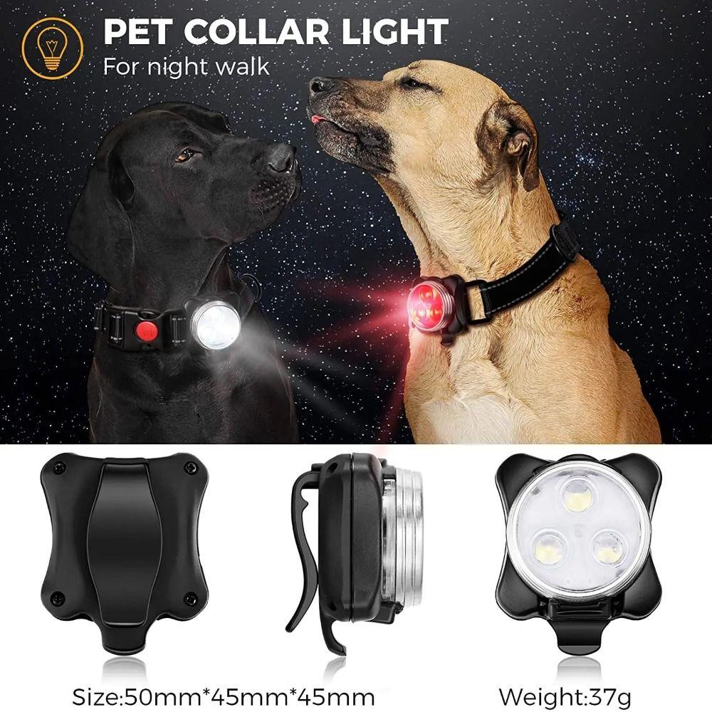 USB-Ladehundehalsbandlicht Wasserdichte Rücklichter Langlebige Fahrradlichter Outdoor-Aktivitäten