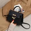 New Fashion Crossbody Underarm Mini Bag Light Luxury Hand Square Bag Versatile Leather Women
