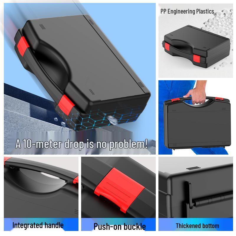 Multi-Purpose PP Plastic Portable Toolbox for Toys, Jewelry, Electronics, and Hardware