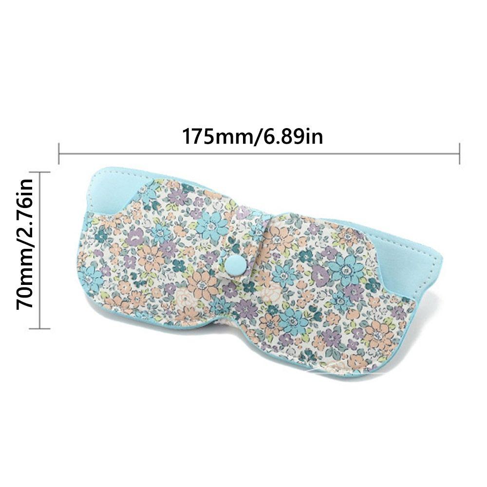 Solid Color Sunglasses Pouch with Keyring Hanging Sunglasses SunGlasses Holder  Eyewear Accessories