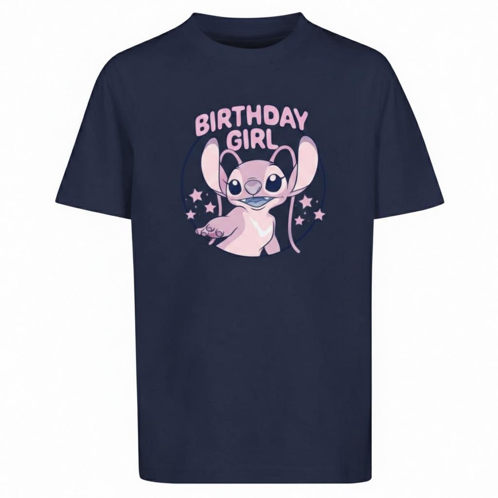 Lilo & Stitch Womens/Ladies Birthday Girl Cotton T-Shirt