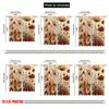 2pcs,2D Plane Printing Curtains Roller Blinds Butterfly Blooms Polyester Fabric (without Rod) Gifts Use for Living Room, Bedroom