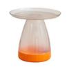 Nordic creative simple modern small apartment small coffee table round transparent acrylic corner table small round table
