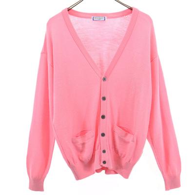 YVES SAINT LAURENT Tricots 90s Wool Old Long Sleeve V Neck Cardigan M Men's Used