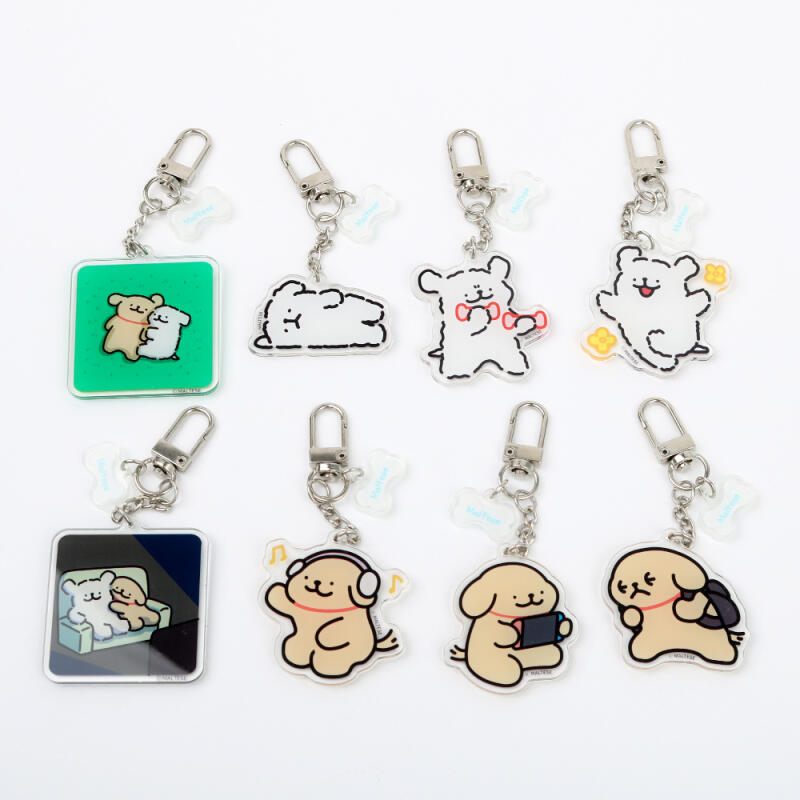 Maltese Acrylic Keychain (8 Types)