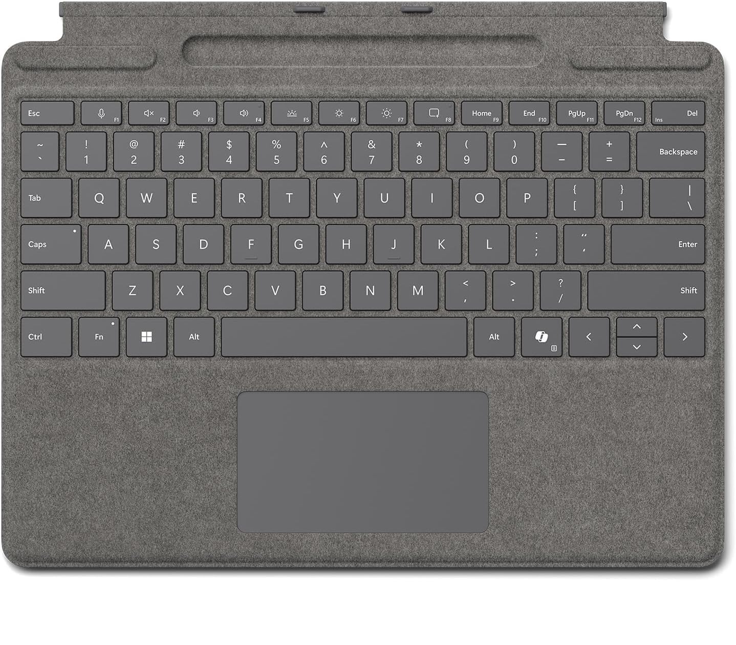 

Клавиатура Microsoft Surface Pro с лотком для хранения пера (платиновый)