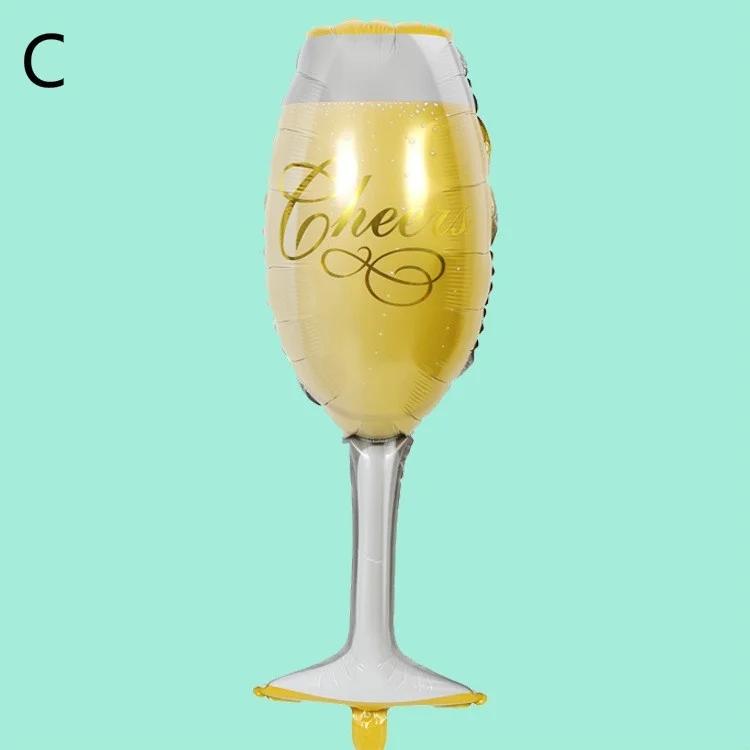 New Champagne Cup Beer Bottle Balloons Aluminium Foil Ballon Birthday Party Festival Navidad New Year Decoration Globos