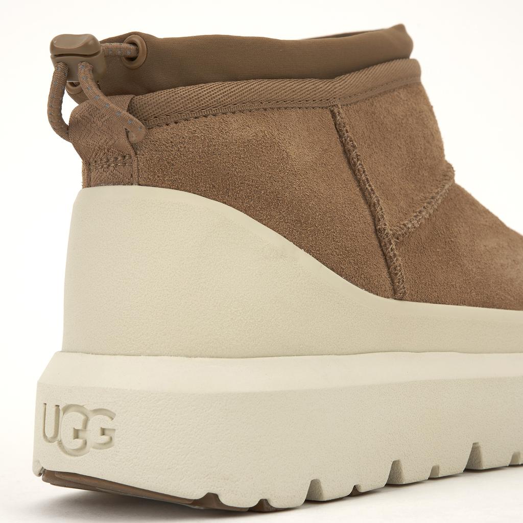 UGG Cl Ultra Mini Wetter Wildleder Warm Vielseitig Runde Zehen Kurze Schneestiefel Herrenstiefel 1174196-CWTC