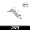 Steel Wire Rope Hanging Accessories: Glass Clip, Picture & Sign Hanging Hook, Lighting Fixture Mount