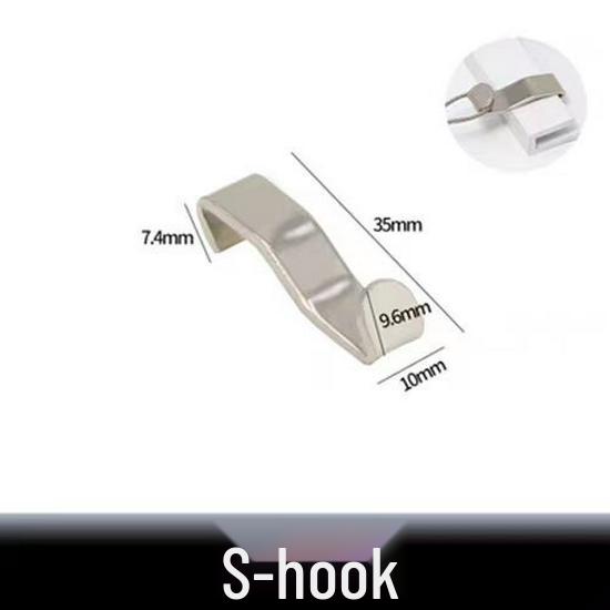 Steel Wire Rope Hanging Accessories: Glass Clip, Picture & Sign Hanging Hook, Lighting Fixture Mount