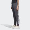 Adidas W E Lin Pant Logo Training Jogger Pants Women Bottoms Dark-Heather-Gray FM6805