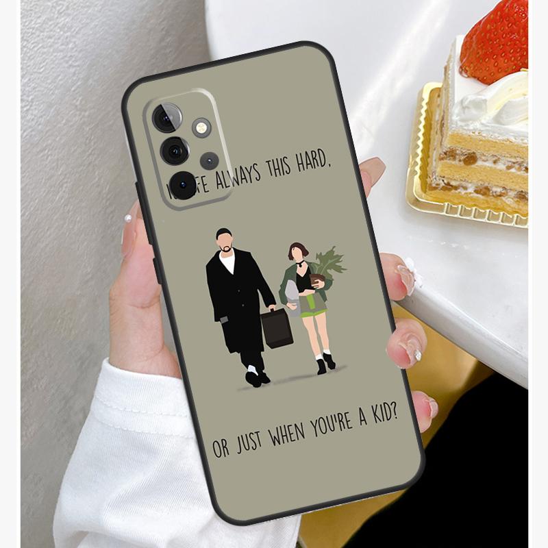 Leon The Professional Case For Samsung Galaxy A54 A34 A14 A15 A35 A55 A52 A32 A12 A51 A71 A33 A23 A13 A53 Coque