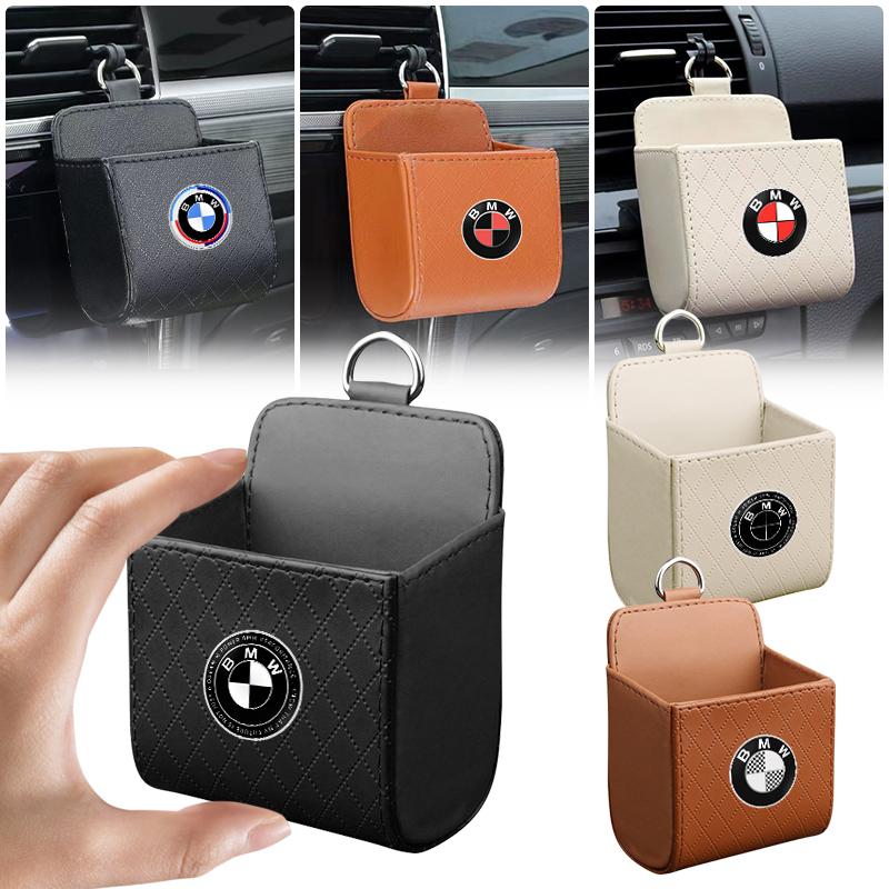 Car Storage Bag Car Air Outlet Debris Bag Vent Dashboard Organizer Box For BMW M Performance E46 E47 E49 F30 F80 E36 E46 E93 E92