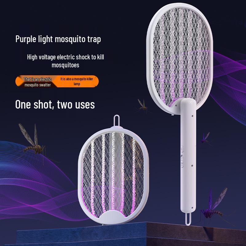 Summer Home Light Wave Foldable Electric Mosquito Swatter and Outdoor Automatic Mosquito Killer Lamp