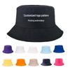 Katoenen Bucket Hat met Gepersonaliseerde Logo Borduurwerk - Zonbescherming voor Mannen & Vrouwen
