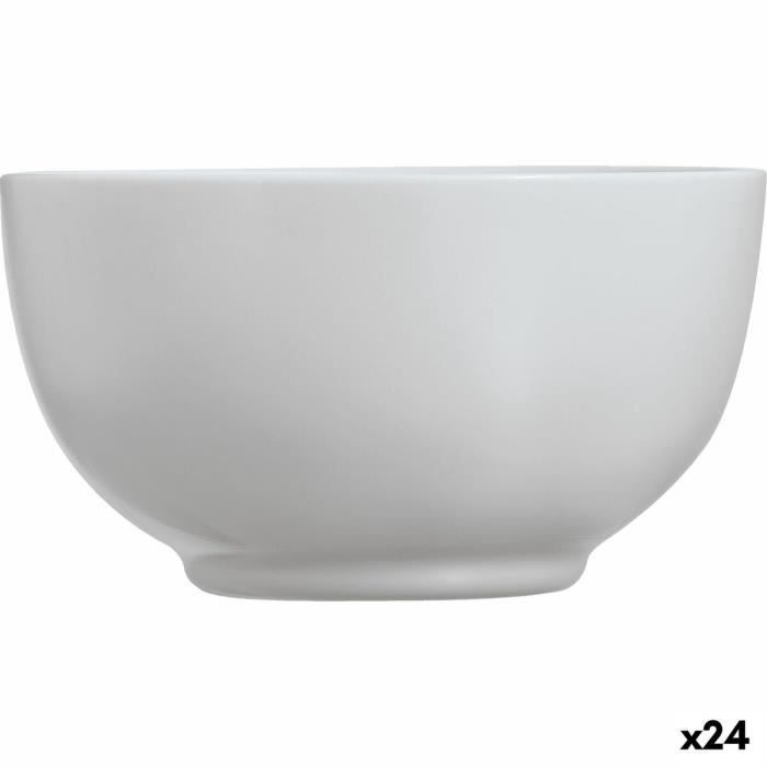Bol - Luminarc - Diwali - Verre trempé - 14,5 cm - 24 Unités - Gris