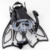 Snorkeling equipment Diving Sanbao, full dry snorkel silicone myopia diving goggles