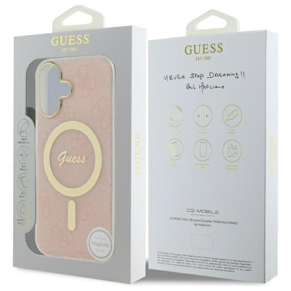 Guess Guhmp16Mh4Stp Iphone 16 Plus 6.7  Różowy/Pink Hardcase Iml 4G Magsafe