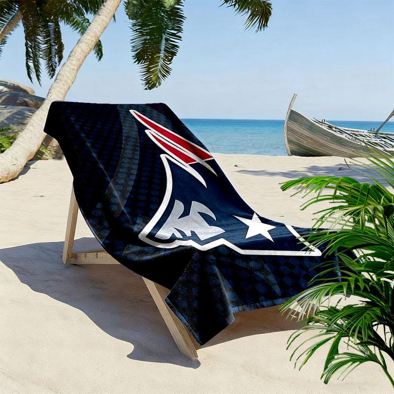 Patriots Print Beach Towel, Large Soft Quick Dry Towel for Beach Camping Swimming