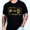 Oversized T-Shirts May The Force Star Equation Funny Force Equation Physics Space Humor Wars Women Men T Shirt Design Tshirt Top