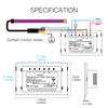 MOES Smart Switch Tuya WiFi RF Ceiling Fan with Light Wall Switch Smart Life Wireless Remote Control Home Automation System