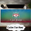 Custom Name Mouse pad Football Liverpool Crest Mouse pad, Gaming Mouse Pad, keyboard pad, Desk Decor for computer notebook Fan Birthday Gift