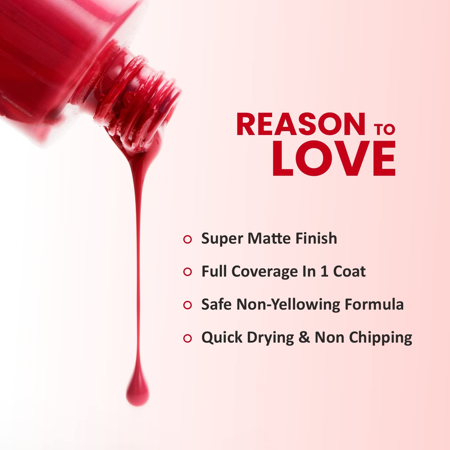 Матовый лак для ногтей премиум-класса | Плавное приложение | Быстрая сушка | Веган | — фото 10