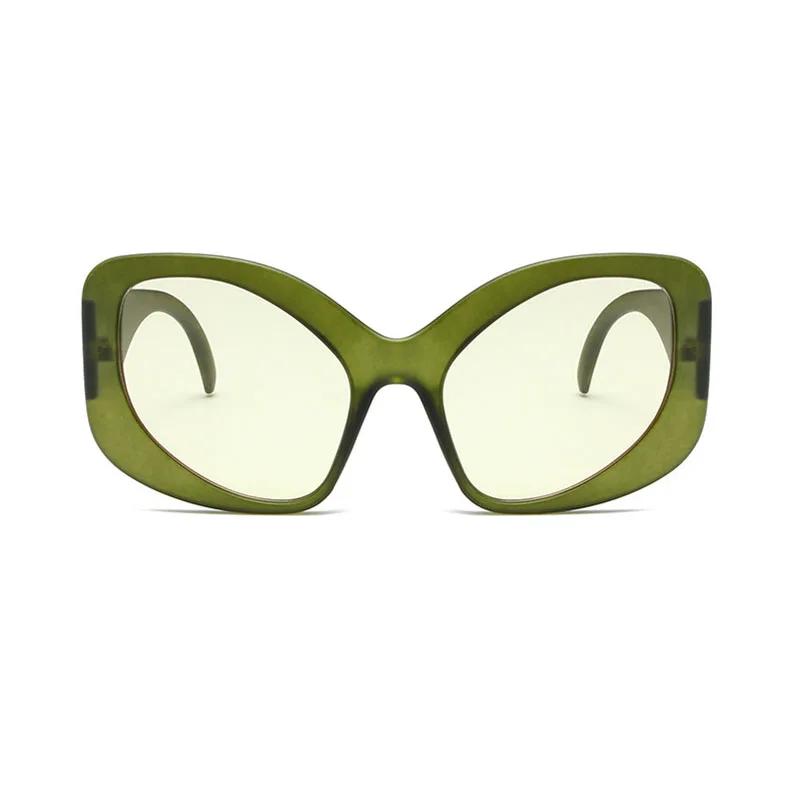 Durable High Quality Retro High End Designer Style Edgy Punk Trendy Oversized Female For Both Male Sun Glasses