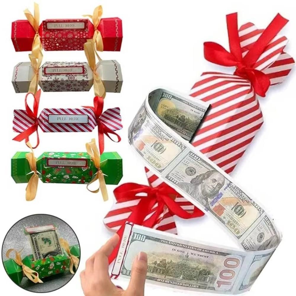 Funny Christmas Money Box Paper Christmas Money Holders Creative Cash Gift Pull  Party Supplies