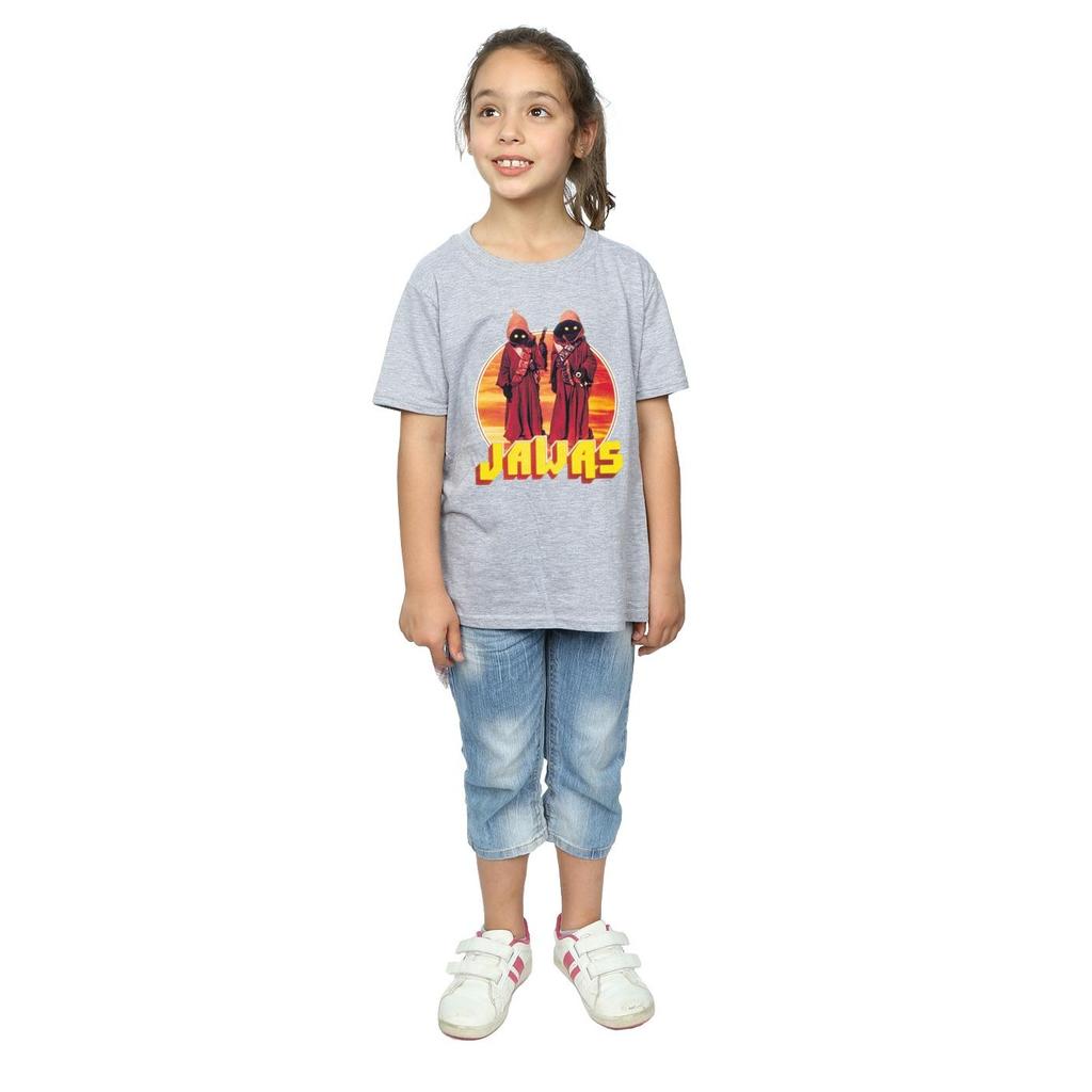 STAR WARS Mädchen A New Hope Jawas Baumwoll-T-Shirt