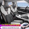 BYD Yuan UP Seat Cushion: All-Season, Durable, Thick, Perforated Car-Specific Seat Cover.