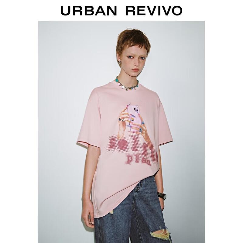 UR Women s Fashion Print Loose Cotton T-Shirt S