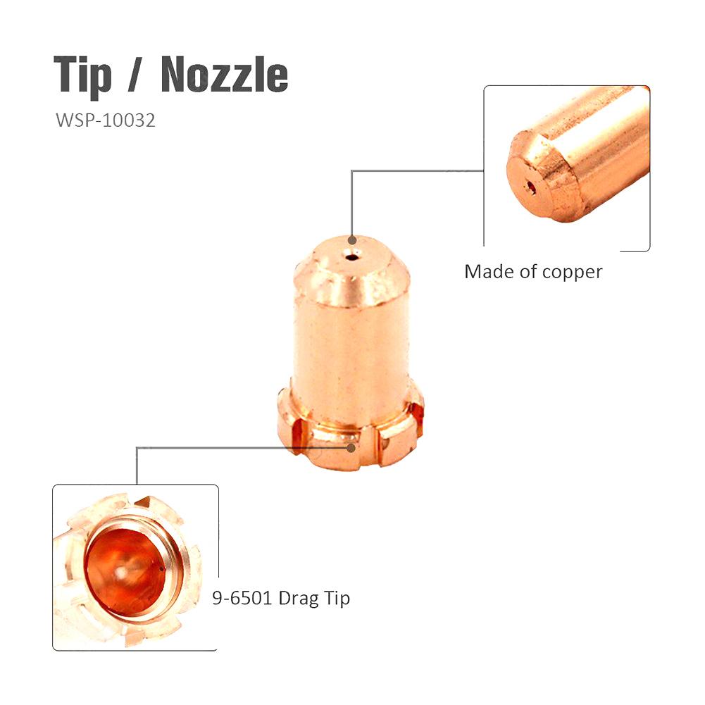 Plasma Torch Guard Plasma Torch Nozzles For Metal Cutting High Efficiency Plasma Cutting Suitable For Stainless Steel