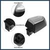 Front Right Door Lock Cylinder Cover Cap Fit for Cadillac ATS - Pack of 1 Black Stylish Design