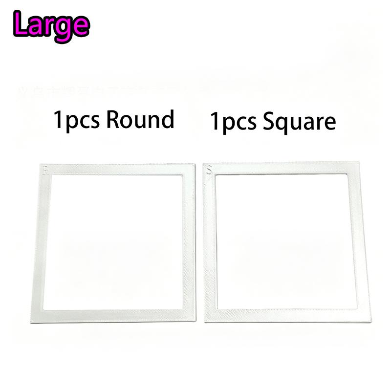 2Pcs Vibrant Rhinestone Frames with Magnetic Design for Craft Positioning