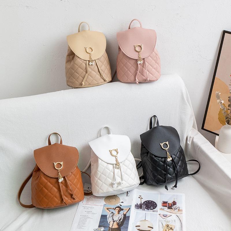 Casual Small Backpack Women's Bag Girls Small Schoolbag Mini Backpack