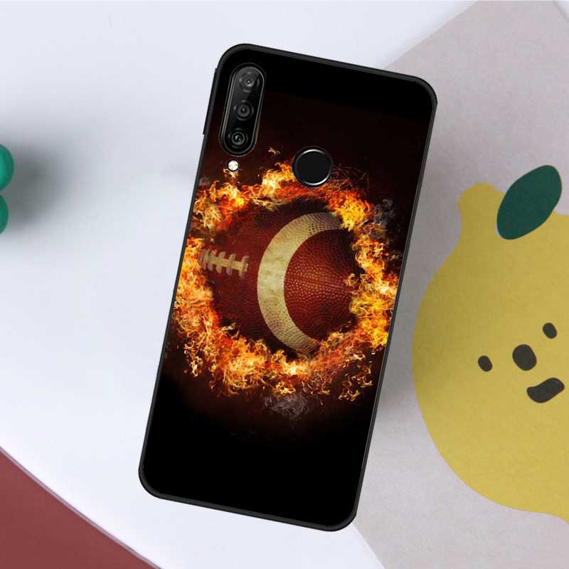American Football Sport For Huawei Nova 7i 8i 11i 12i 12s Y73 Y70 Y90 Y60 Y72 Y61 Y91 9 10 SE P40 Lite P30 Pro Case