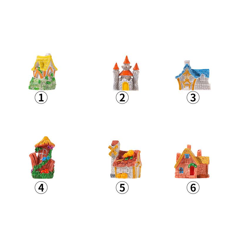 Country Cottage, Miniature House, Fairy Forest Decor, Micro Landscape, Resin Craft, Tabletop Ornament, Creative Figurine