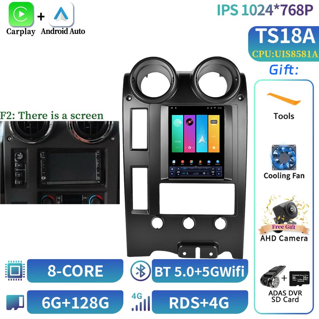 9.7" For Hummer H2 2002-2007 Car Player Auto Radio Stereo Head Unit Multimedia Player GPS Navigation Screen Audio Media Car Set