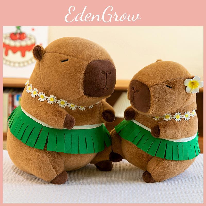 Summer Party Beach Capybara Plush Toy Adorable Cartoon Gift Girls Doll Birthday
