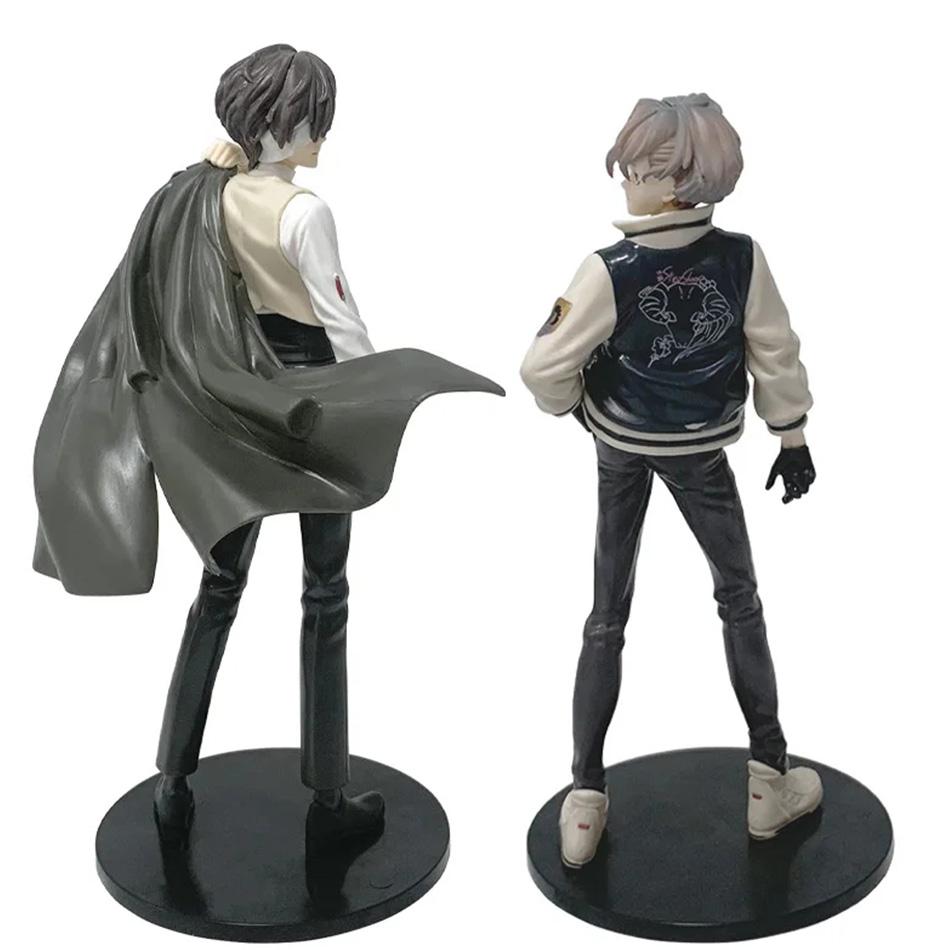 22cm Bungou Stray Dogs Anime Figur Jugend Dazai Actionfigur Nakahara Chuuya Figur PVC Sammlermodell Puppe Spielzeug