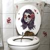 Halloween-Toilettenaufkleber, Halloween-Party, Heimdekoration, gruselige Toilettenaufkleber