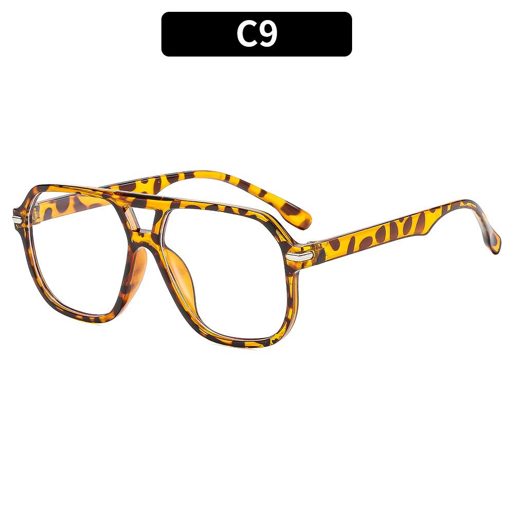 

Oversized Square Sunglasses Vintage Double Bridge Sun Glasses Women Trendy Luxury Brand Design Outdoor Shades Uv400 Eyeglasses