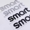 Compatible with Mercedes Smart Front & Rear Emblems, 'Smart Little Elf' Letter Stickers, Modified Car Tail Number Decals