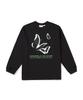 Iea Butterfly Over Long Sleeve T-Shirt Black