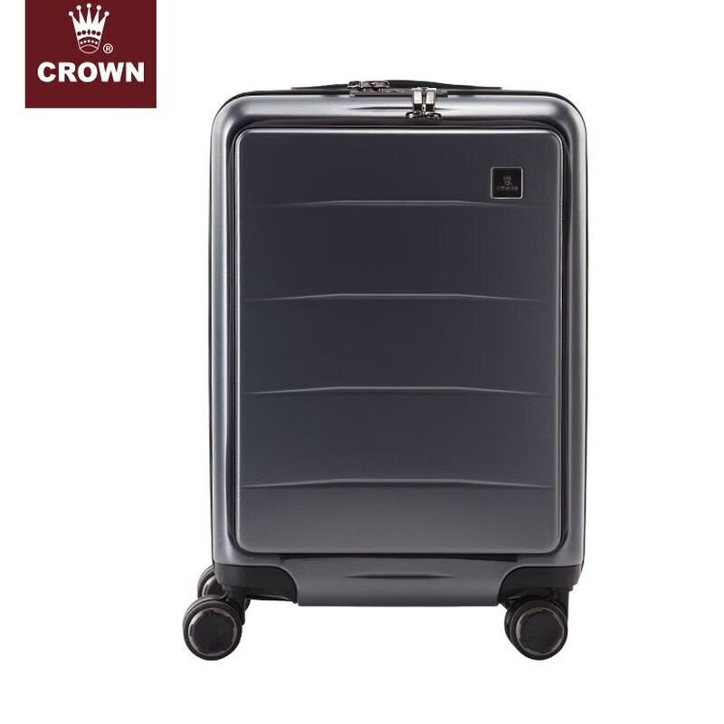 

CROWN Silent Universal Wheel Carry-on Suitcase 20 Inch